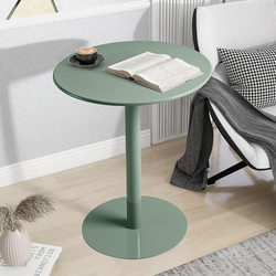 Trendy Store ins Style Round Table Small Coffee Table Simple Home Side Table Leisure Iron Art Photo Round Dining Table