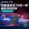 SANDISK E61 ָ Ʈ  ϵ ̺ 2T 3 ޴ SSD ܺ 1TB 뷮 ޴  ǻ  뵵-