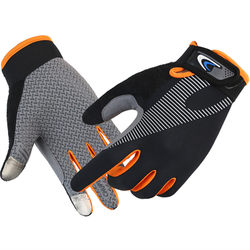 Cycling Gloves for Men and Women, Summer Breathable Thin Style, Outdoor Sports, Mountaineering, Fitness, Driving, Non-Slip, Sun Protection, Touch Screen, Full Finger