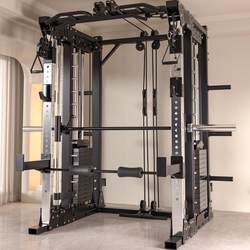 Smith Machine Commercial High-Low Pull Multi-Functional Gantry Fitness Home Bench Press Strength Bird Wing Comprehensive Training Device