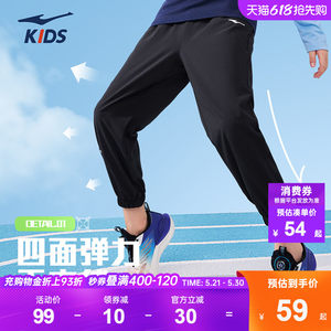 Hongxingerke children's clothing children's quick-drying mosquito-repellent pants summer sun protection trousers cropped pants boy's thin sports pants