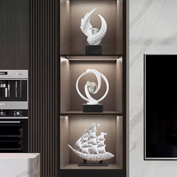 New House Wine Cabinet Decorations, Living Room Light Luxury High-End Tv Cabinet Soft Furnishings, Home Goods, Classy and Elegant