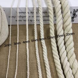 Hemp Rope, White Hemp Rope, Cotton Thread Rope, Handmade DIY Weaving Tapestry Rope, Cotton Rope, Cotton Thread, Decorative Craft Rope, Rice Dumpling Wrapping Thread