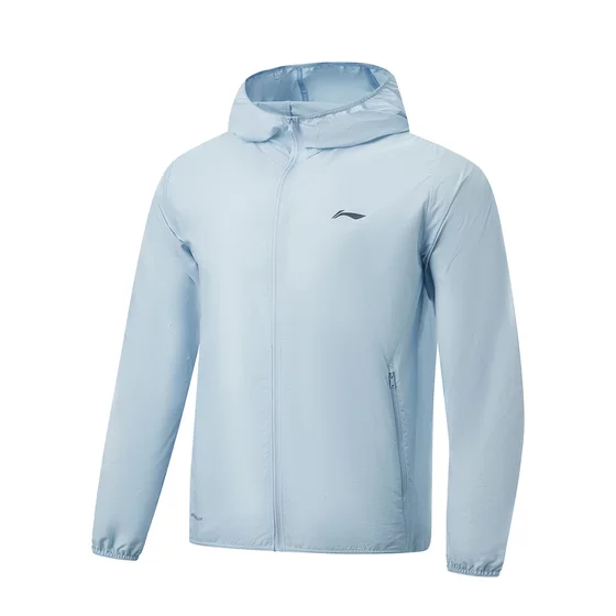 
Li Ning's 2026 new men's water-repellent, sun-proof, icy, comfortable, moisture-absorbing and sweat-wicking sports windbreaker AFDW475-10