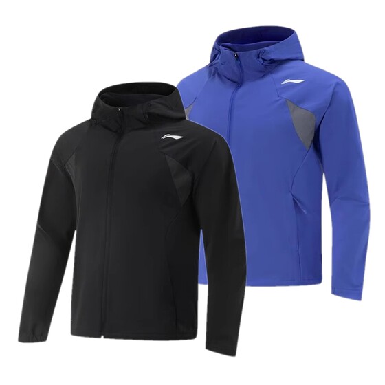 Li Ning soft shell windbreaker men's 2025 new running series trendy sports jacket AFDV041/AFDU351
