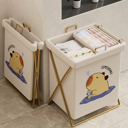 High-Quality Foldable Laundry Basket for Home Use, a Storage Basket for Dirty Clothes, a Bathroom Organizer for Clothes