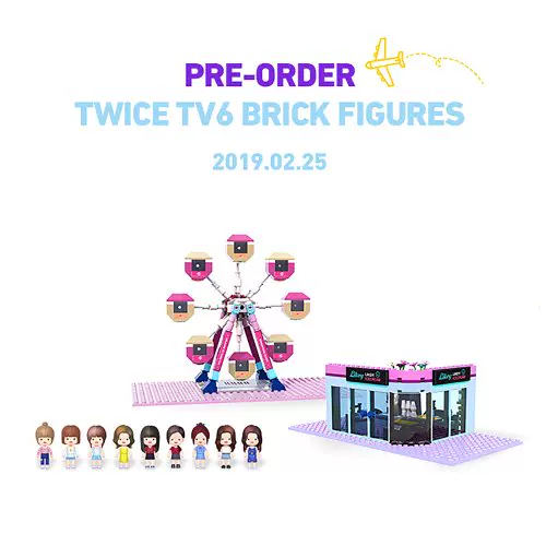 現貨】TWICE TV6 BRICK FIGURES 官方周邊樂高+ 模型