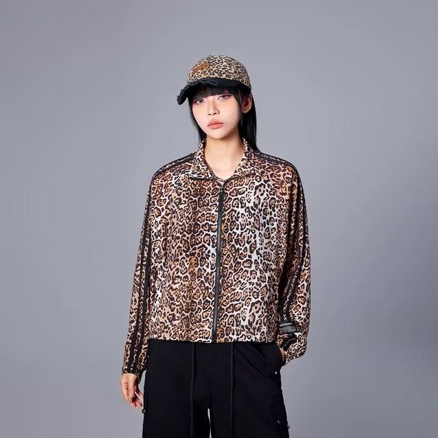 Tuogu 2025 spring and summer counter female hot girl leopard cardigan jacket drape casual jacket thin sun protection clothing
