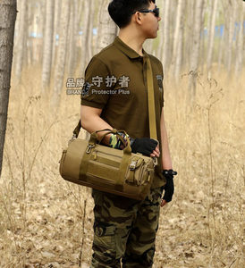 Guardian fitness bag men's small bag travel room cylindrical shoulder mesengers barrel bag football basketball training bag