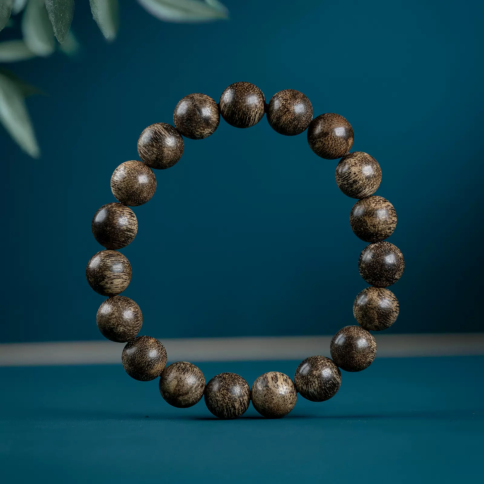 天然加裏曼丹沉香手串黑油老料沉香木隨形佛珠男女款沉香木手鏈保真