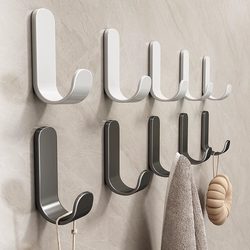 [Extra thick solid carbon steel hook] Strong load-bearing
