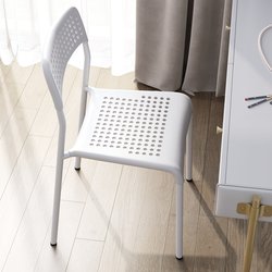 Student Household Plastic Chair Dining Chair Adult Stool Office Chair Simple Backrest Chair Lazy Computer Chair Training Stool
