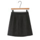 Retro small fragrance style elastic waist bright silk short skirt 200 fat mm spring and autumn Korean version A-line skirt large size versatile skirt