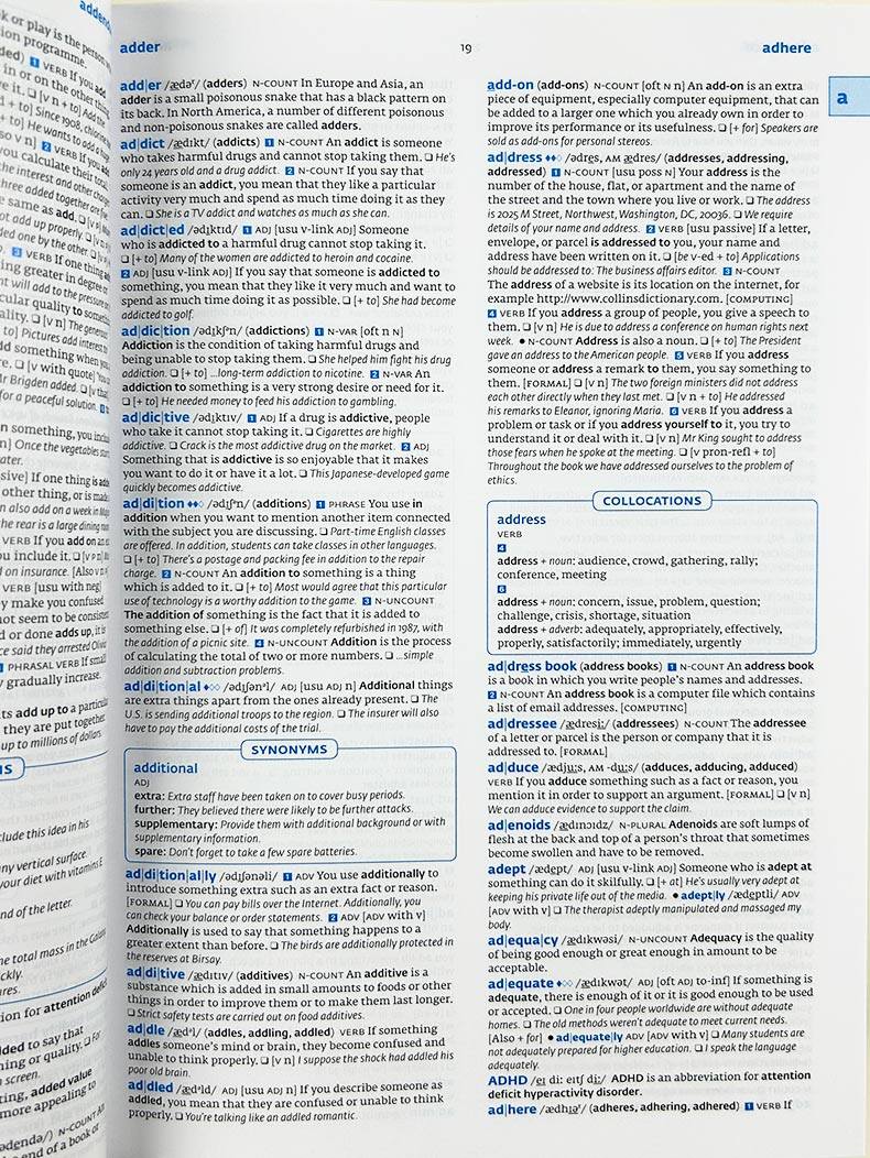 Collins Cobuild Advanced Learner's Dictionary - English/English
