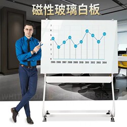 Magnetic Tempered Glass Whiteboard Home Blackboard Wall-Mounted Magnetic Writing Board Meeting Office Teaching Note-Taking