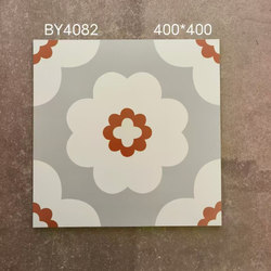 Modern Pastoral Retro Style Indoor Living Room Balcony Bathroom 40 Tiles Kitchen Bathroom Non-Slip Full Ceramic Trendy Tiles