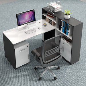Employees' desk and chair combination simple Modern financial room furniture screen employee position double 4/four working position