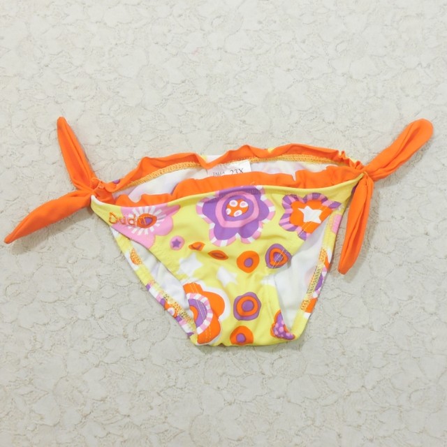 dudu girl swimming trunks k702 cute fashion beach hot spring swimsuit 3-7 year old flower triangle bikini
