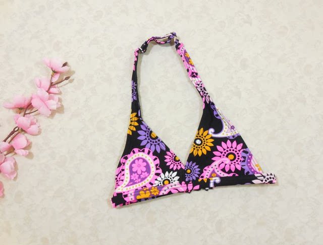 F280 foreign trade original high-quality fashion printed triangle cup girls bikini special price