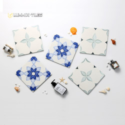 Foshan all-ceramic original edge 200 Internet celebrity Moroccan tiles Japanese-style kitchen balcony floor tiles bathroom bathroom wall floor