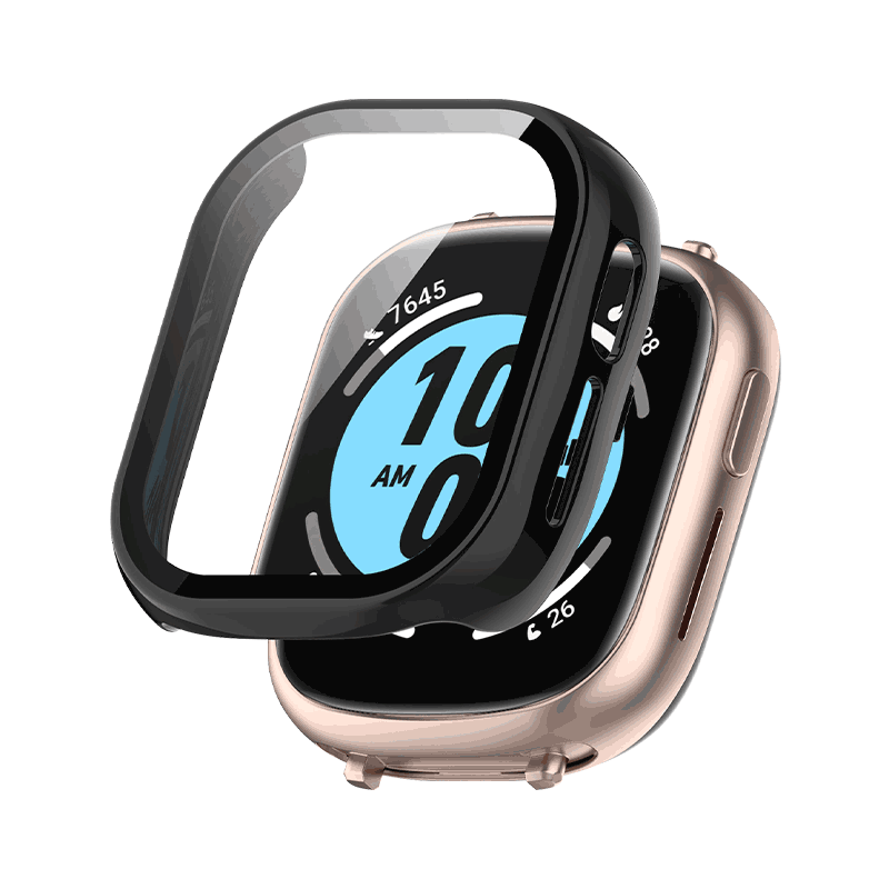 
Suitable for Honor watch 5 protective case 4-shell film all-in-one all-inclusive protective cover new honor smart sports watch watch5/4 high-definition tempered film anti-fall watch case PC anti-scratch accessories