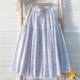 Homemade sweet purple skirt embroidered small floral slim long skirt for women in spring and summer high-waisted forest A-line skirt
