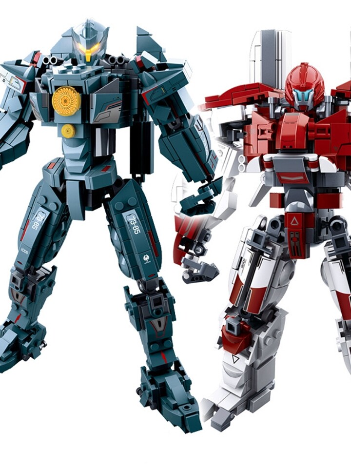 米奇鼠玩具店兼容乐高环太平洋2机甲积木