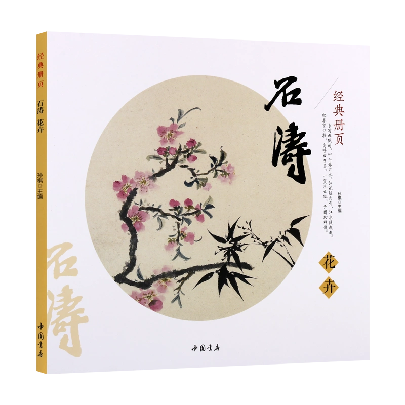 石濤花卉經典冊頁中國清代花卉畫作品集着色花卉畫冊岷江春色圖苦瓜和尚 ...