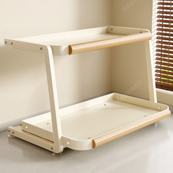 Kitchen Spice Rack Pull-Out Storage Rack Household Condiment Salt Jar Multi-Functional Chopstick and Knife Holder Multi-Layer Storage Rack