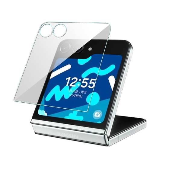 适用三星zflip7手机钢化膜折叠屏flip6/5外屏保护膜小屏全屏覆盖背贴膜Z软膜Galaxyflip5后背屏保护副屏