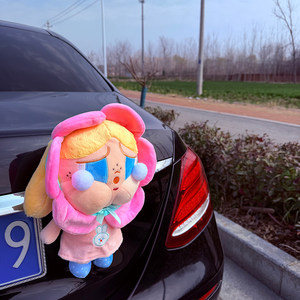 
Cute crying baby car tail pendant car exterior doll car butt trunk motorcycle electric car ornaments