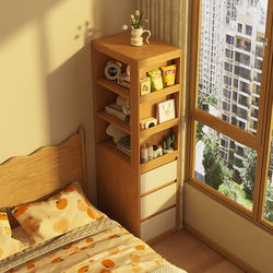 Bedside Cabinet for Bedroom Home Use 2025 New Model Bedside Storage Cabinet Simple Modern Multi-Layer Elevated Bedside Storage Cabinet