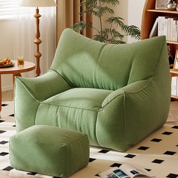 Lazy Sofa for One Person, Can Recline and Sleep, Simple Modern Style for Bedroom, Home, Balcony, Recliner, Tatami, Human Dog Bed