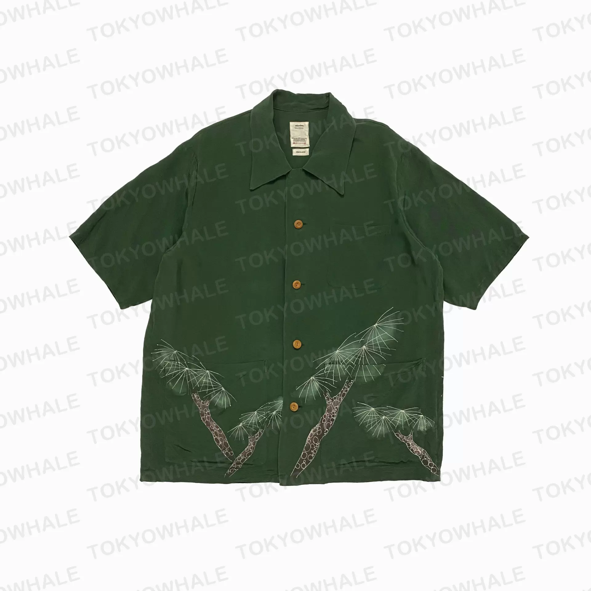 售出】VISVIM 19SS ELLERY SHIRT S/S PINES 鬆樹襯衫短袖-Taobao