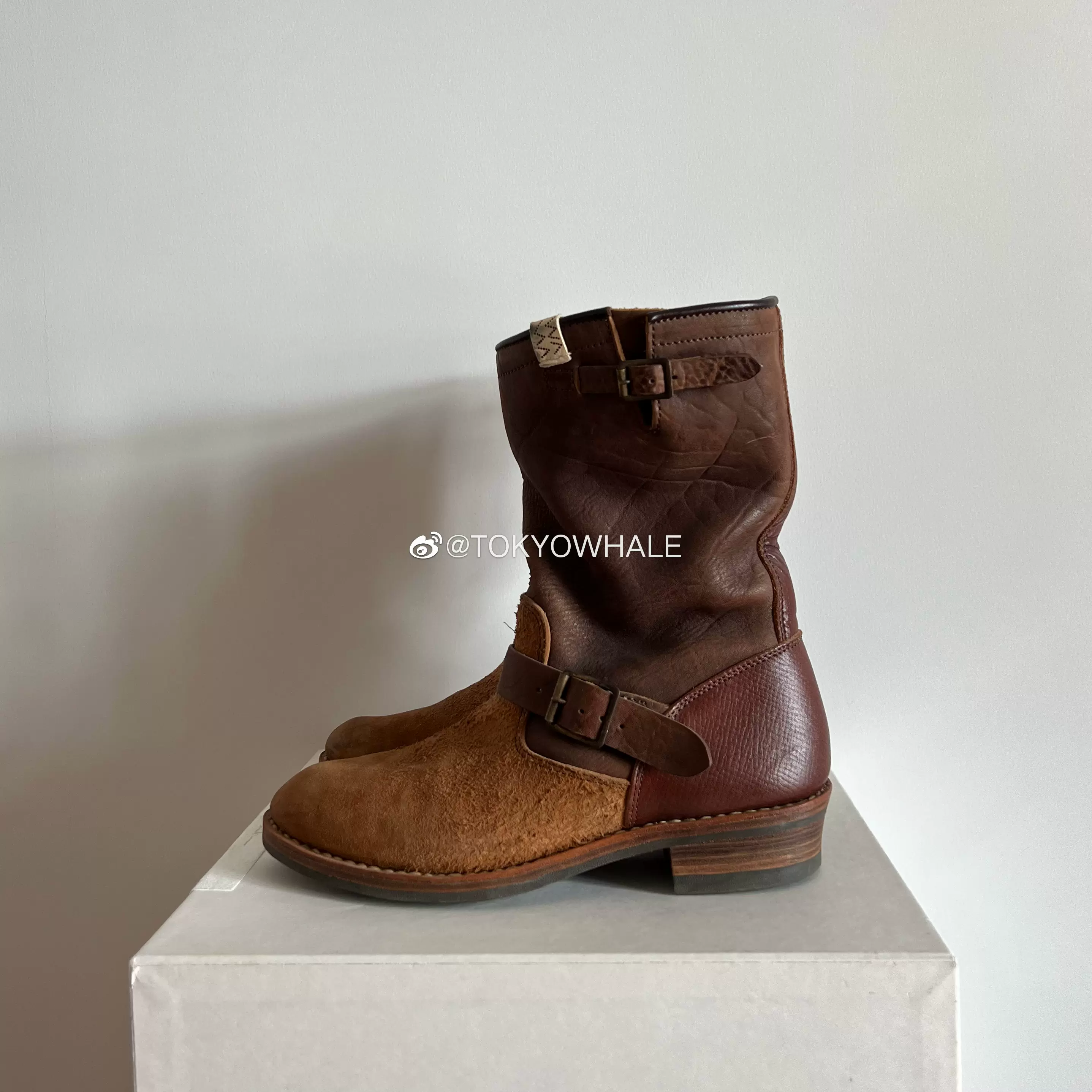 售出】VISVIM 19AW T.W.O. BOOTS-FOLK 靴子霍尔文牛皮-Taobao Singapore