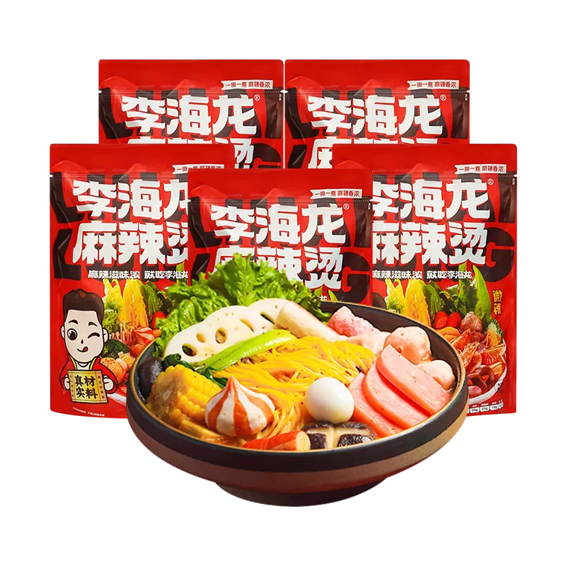 李海龍麻辣湯（微辣）387g【1点】麻辣湯 はめよ 麻辣拌面 酸
