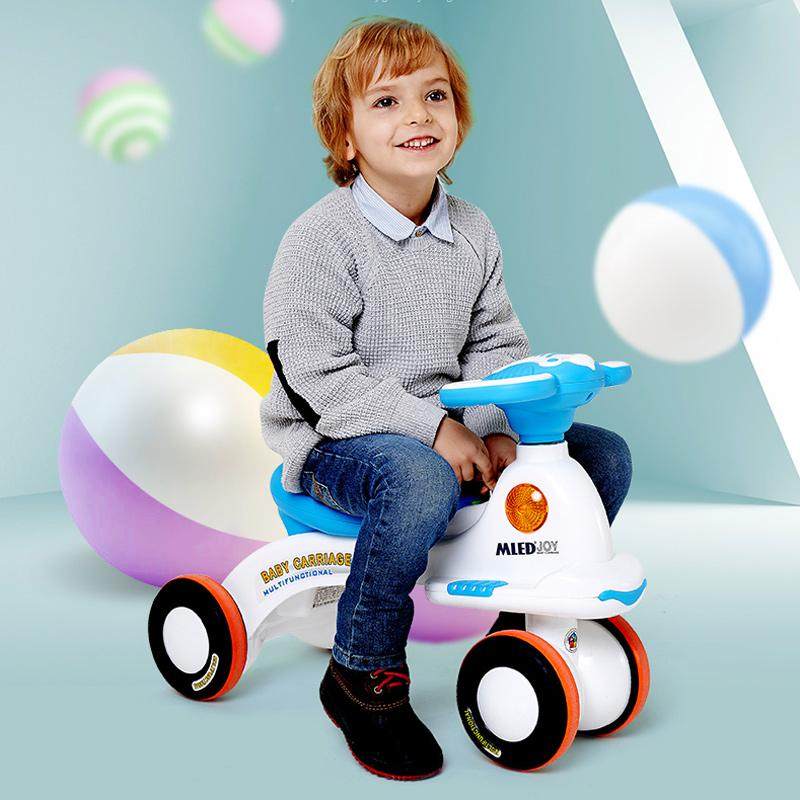 mled超静音带音乐儿童扭扭车