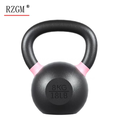 Classic Coated Sand Solid Cast Iron Kettlebell, Hard-Style Kettlebell for Men and Women, Home Use, Direct from the Source