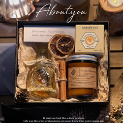 Aromatherapy Candle Gift Box, Best Friend's Birthday Gift, Gift for Girlfriend, Sleep Aid Aromatherapy, High-End and Practical 520 Gift