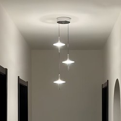 Bedroom Bedside Star Pendant Light, Entrance Hallway Ufo Pendant Light, Background Wall Atmosphere Light, Decorative Entryway Pendant Light