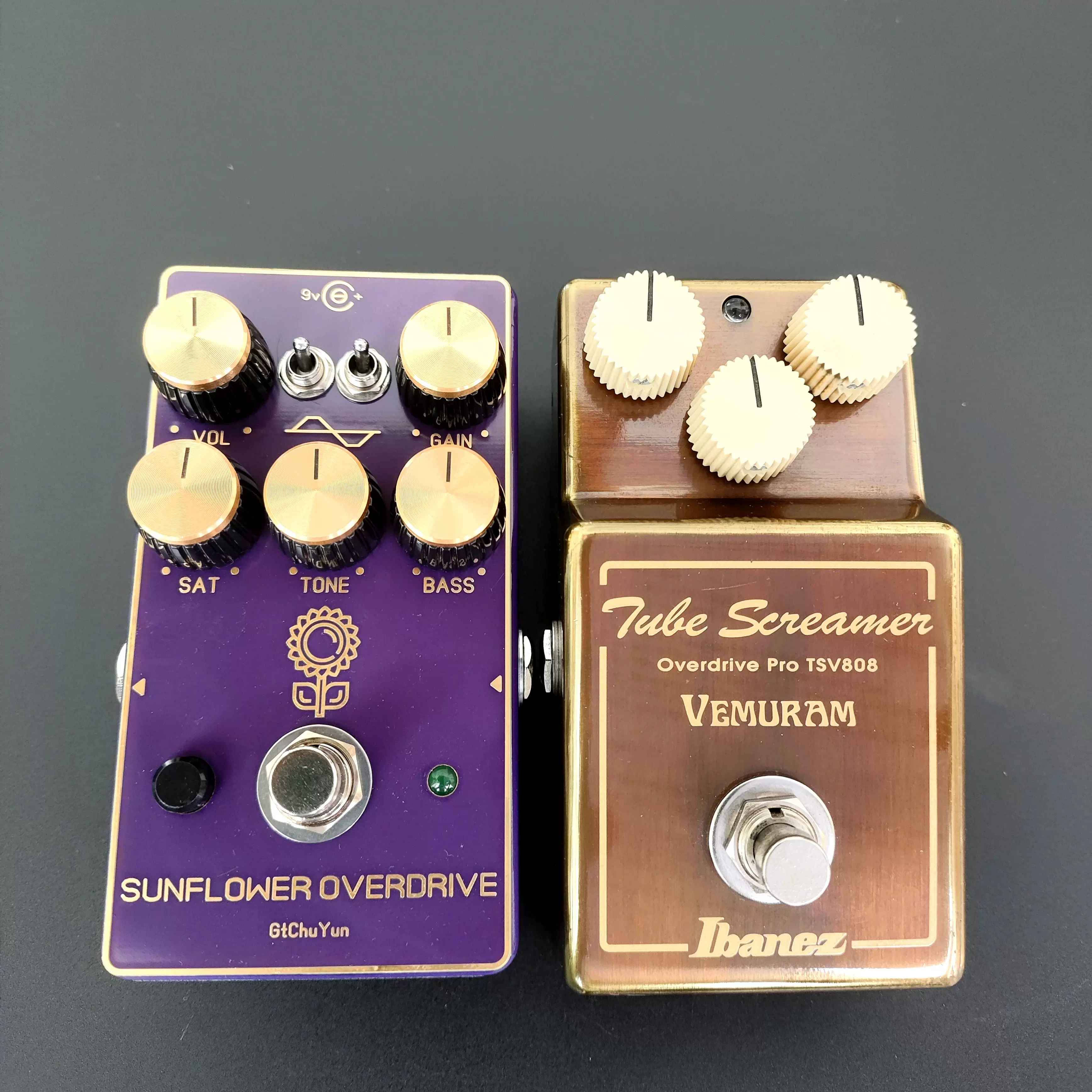 Sunflower 过载效果器复刻ibanez tsv808 限量发烧电吉他音色