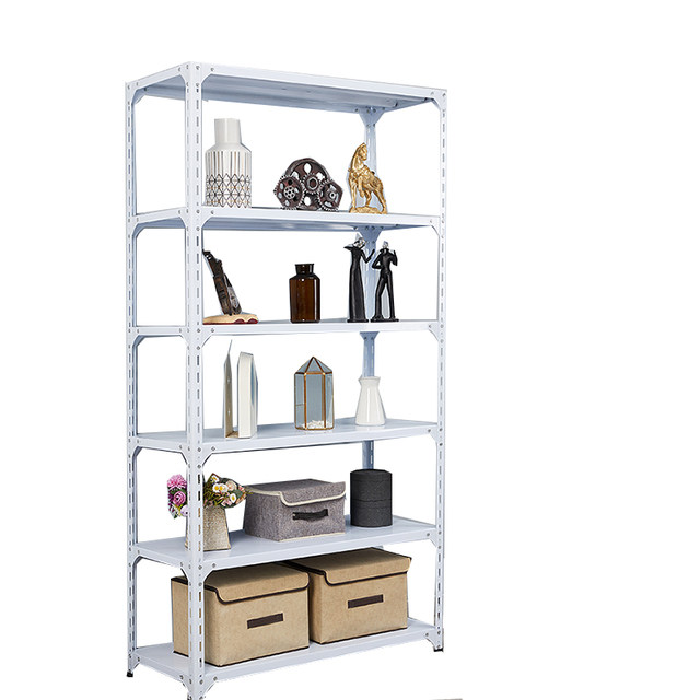 Angle steel shelf iron frame household storage rack warehouse storage ...