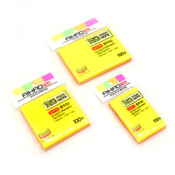 Hobby 66939/66938/66937 Four-Color Fluorescent Sticky Notes, Notice Stickers, Reusable Sticky Notes, Versatile Sticky Notes