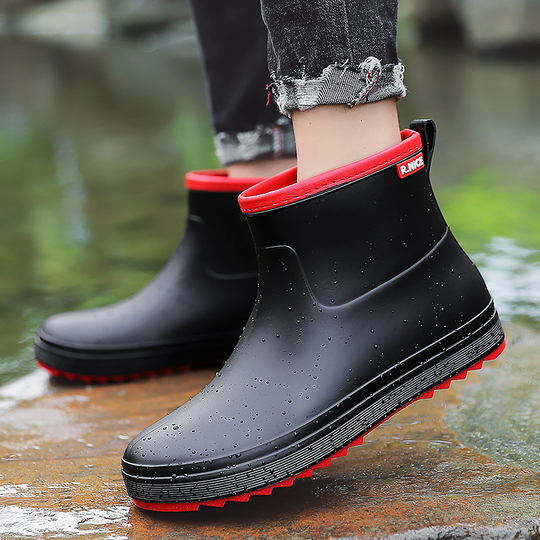 Rain Boots Mens Huk Shoes Huk Boots For Men Men's Ankle Waterproof