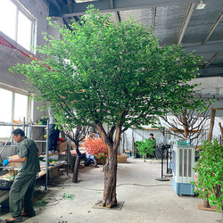 Simulated Banyan Tree, Large Artificial Tree, Wishing Tree, Hotel Indoor and Outdoor Landscaping, Simulated Green Plants, Wedding Decoration, Window Display Props