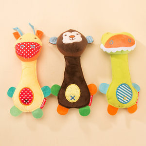 
Zoo Dog Plush Toy Bite-Resistant and Sounding Teddy Bichon Cat Teething Pet Supplies