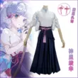 Genshin Tác Động cos trò chơi da Cò Công Chúa Kamisato Ayaka kimono cosplay Kamisato Ayaka cos kendo phù hợp với venti costume genshin Genshin Impact