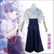 Genshin Tác Động cos trò chơi da Cò Công Chúa Kamisato Ayaka kimono cosplay Kamisato Ayaka cos kendo phù hợp với venti costume genshin Genshin Impact