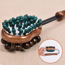 Massage Hammer for Tapping and Pounding, Wooden Meridian Hammer, Massage Stick, Meridian Tapping Health Massager, Fitness Hammer, Back Hammer