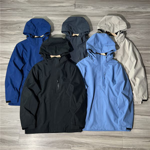 
Foreign trade men's clothing tail goods windproof, waterproof and breathable autumn outdoor removable hooded jacket sports and leisure jacket